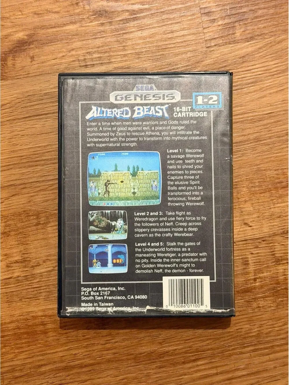 Altered Beast for Sega Genesis